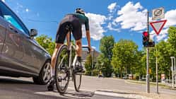 Rennrad Ampel Verkehr