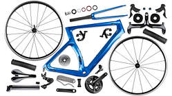 Rennrad, Einzeltelile