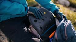 Test I Rucksack mit Rückenprotektor I Detail Sas-Tec Protektor Test I Rucksack mit Rückenprotektor I Detail Sas-Tec Protektor