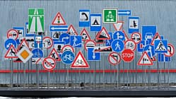 Schilder-Quiz für Radfahrer 