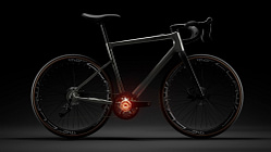 Urtopia Titanium Zero concept e-bike,leuchtender Motor