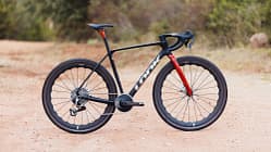 Look G85 Cezal RS,Gravelbike,Black Orange,Seitenansicht