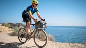 Hahn Rossman,Gravelbike Red Menace,am Meer