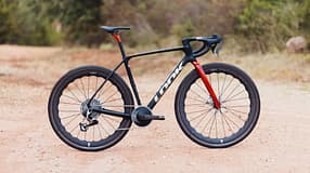 Look G85 Cezal RS,Gravelbike,Black Orange,Seitenansicht