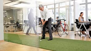 playing,office,Businessman,golf,workplace,business,business people,sport,caucasian appearance,young man,25-29 years,mature men,45-49 years,mature woman,55-59 years,aiming,modern,carpet,glass pane,golf club,break,exercise,Fun,Concentration,Distraction,Idea,standing,four people,occupation,Germany,indoor,golf ball,manager,colleague,relaxation,ball,boss,individuality,synthetic turf,Creativity,practicing,creative industries,work-life balance,agency,creative professional,people,Adults,man,young adult,Millenials,20-30 years,mature adult,40-50 years,woman,50 Plus Years,50-60 years,modernity,window,group of people,Small Group of People,Job,economy,service,Photography,Color Image Businessman playing golf in office