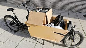 E-Cargobike Ortler Cpnhgn beladen E-Cargobike Ortler Cpnhgn beladen