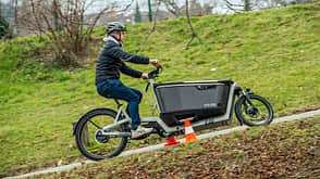 Lastenräder,auto motor und sport,Lastenfahrräder, Sicherheit Lastenräder, E-Cargobike am Berg