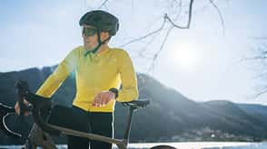 Radfahren im Winter senkt Stress Radfahren im Winter senkt Stress