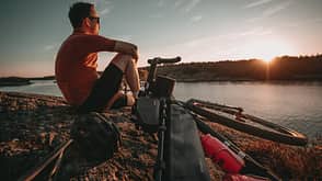 Bikepacking,Sonnenuntergang,Gravelbike Bikepacking,Sonnenuntergang,Gravelbike