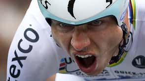 Horizontal,CLOSE-UP,EFFORT,SWEATING,HELMET,CYCLING,OPEN-MOUTHED,TIME TRIAL,HEADSHOT TOPSHOT-CYCLING-SUI-ROMANDIE