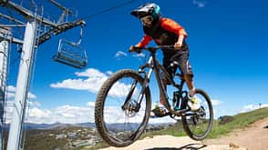 activity,mtb,abom,hill. tourism Mountain Bike Riders at Mt Buller Australia
