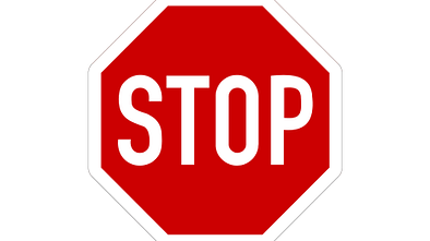MB Stopp-Schild