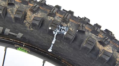 Tubeless-Reifen flicken