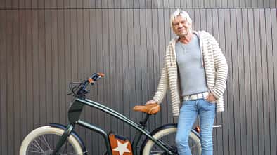 Matthias Reim und sein Youmo-E-Bike.