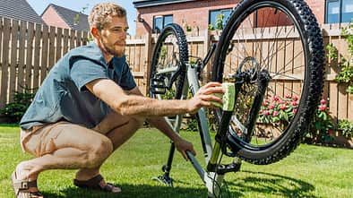 Cleaning Down the Bike