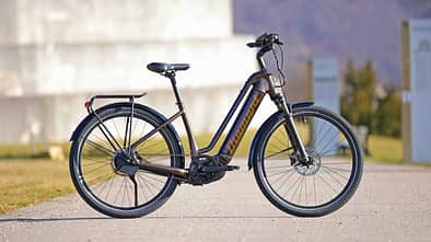 City E-Bike I Test Diamant Opal Esprit I Seitenansicht City E-Bike I Test Diamant Opal Esprit I Seitenansicht