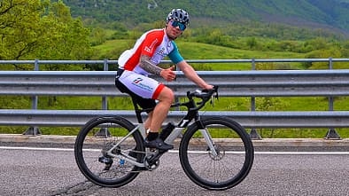 E-Rennrad 3t Exploro Action beim Giro-E 2023