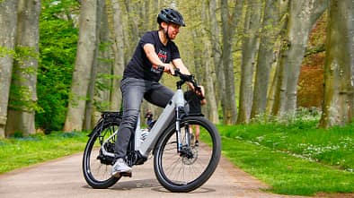 Trekking E-Bike Gudereit Evo 13.5 Testfahrt mit Redakteur