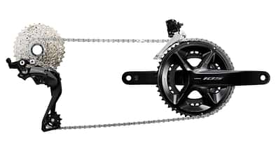 Schaltgruppe,Detail,Shimano 105,Gesamtansicht