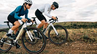 Orbea Terra,Gravelbike,2 Fahrer,Actionfoto