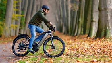 Trekking E-Bike Victoria Fybron 8 in Action