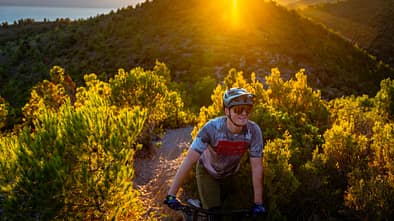 Sonnenuntergang in Finale Ligure 