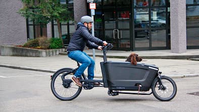 E-Cargobike Tenways Cargo One Action