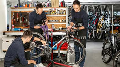 Werkstatt Rennrad Frühjahr Check