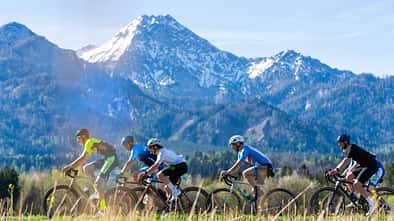 Alpenkulisse beim Wörthersee Gravel Race
