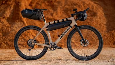 Ornus,Holz-Gravelbike,Outdoor-Foto