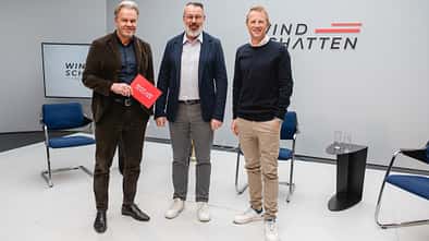 Thomas Pupp mit Oliver Senn und Fabian Wegmann