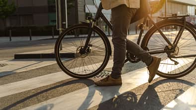 Regeln für Fahrradfahrer an Zebrastreifen 