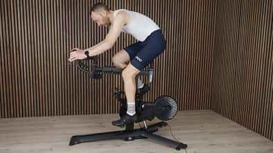 Das neue Kickr Bike Pro von Wahoo. Das neue Kickr Bike Pro von Wahoo.