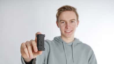 Unser Trainee Finn Sandmann konnte der Tuned Mass Damper bereits ausgiebig testen.