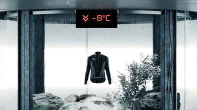 Gobik Superarmour Radjacke in der Kältekammer