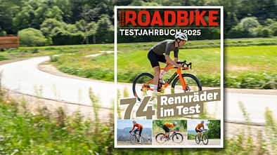 Cover des ROADBIKE-Testjahrbuchs 2025