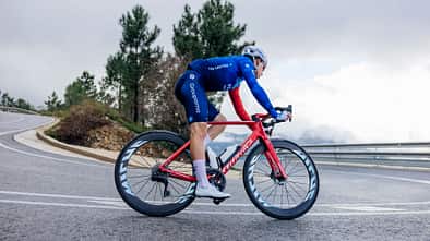 Miche Deva RD Laufräder,Actionfoto,Kurve,Groupama–FDJ 