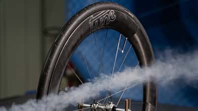 Tune Nano CS im Windtunnel,Laufrad,Rennrad