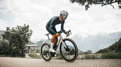 Ridley Falcn RS Rennrad Fahrbild schräg vorne