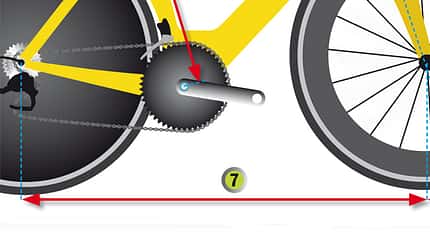 RB 1112 Triathlon-Renner - Radstand RB 1112 Triathlon-Renner - Radstand