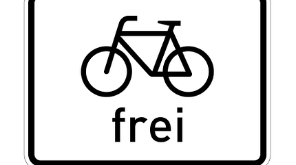 MB Fahrrad-Bußgeldkatalog Zusatzzeichen Fahrradfahrer frei MB Fahrrad-Bußgeldkatalog Zusatzzeichen Fahrradfahrer frei