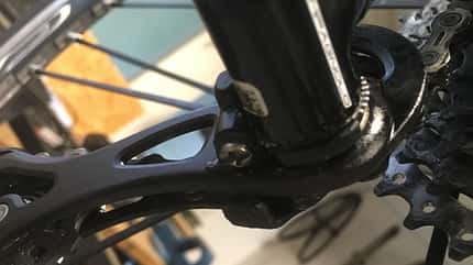 RB Dauertest Campagnolo Potenza Einstellschaube RB Dauertest Campagnolo Potenza Einstellschaube