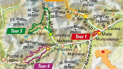 MB 0511 Val di Sole - Übersichtskarte MB 0511 Val di Sole - Übersichtskarte