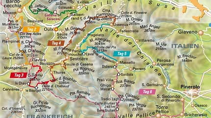 MB 0111 Piemont - Übersichtskarte MB 0111 Piemont - Übersichtskarte