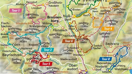 MB Out of Rosenheim - Chiemgau - Übersichtskarte Inntal MB Out of Rosenheim - Chiemgau - Übersichtskarte Inntal