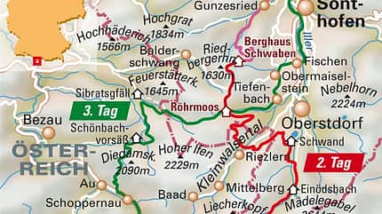 MB Allgäu-Cross - Übersichtskarte MB Allgäu-Cross - Übersichtskarte