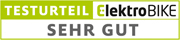 Testsieger-Logo: ElektroBIKE Sehr gut 2016 Testsieger-Logo: ElektroBIKE Sehr gut 2016