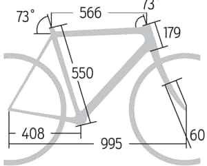 RB 0714 Carbon-Rennräder Haibike Challenge RC - Geometrie RB 0714 Carbon-Rennräder Haibike Challenge RC - Geometrie
