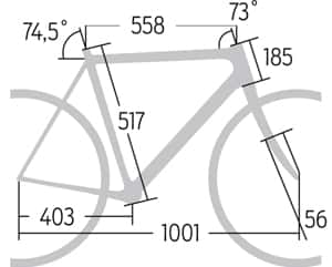 RB 0514 Langstreckenrenner Rose Xeon Team CGF-3000 - Geometrie RB 0514 Langstreckenrenner Rose Xeon Team CGF-3000 - Geometrie
