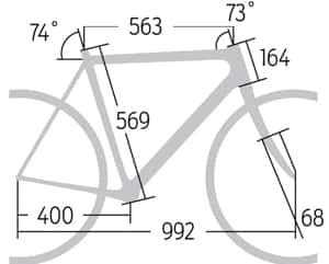RB-0414-Carbon-Rennräder 2500 Rose Xeon CRS-3000 - Geometrie RB-0414-Carbon-Rennräder 2500 Rose Xeon CRS-3000 - Geometrie